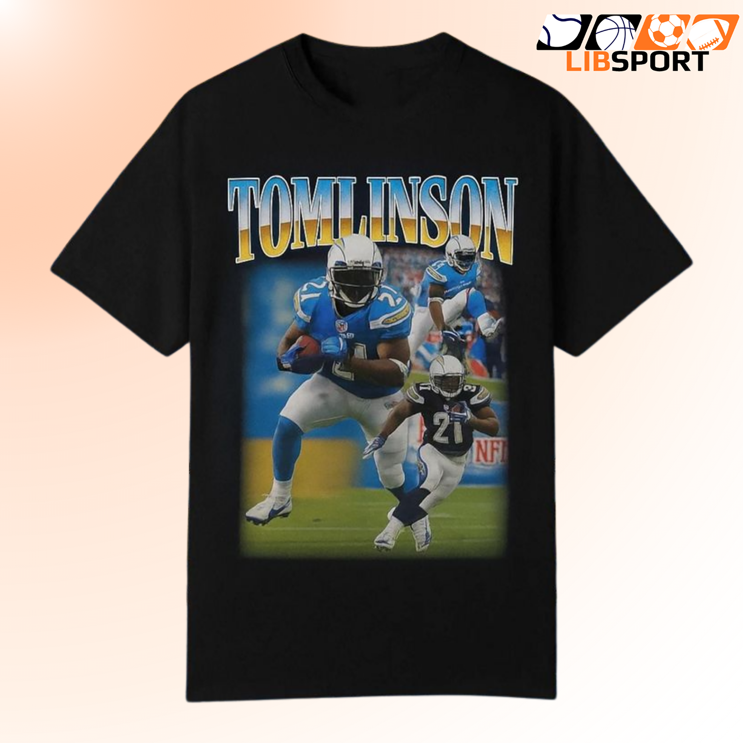 Ladainian Tomlinson Shirt, Los Angeles Chargers T-Shirt, Nfl Football Tee